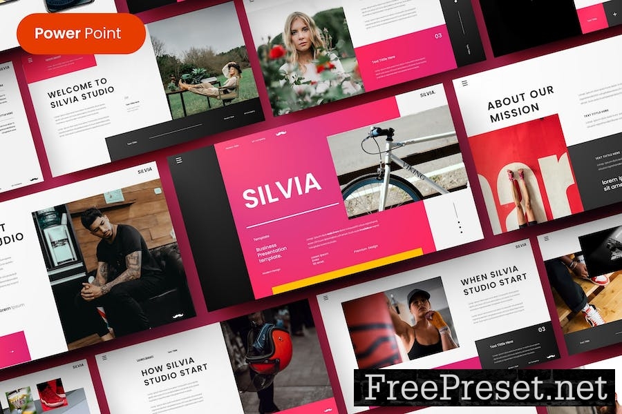 Silvia – Business PowerPoint Template