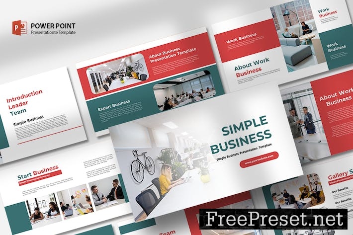 Simple Bussines - PowerPoint Template