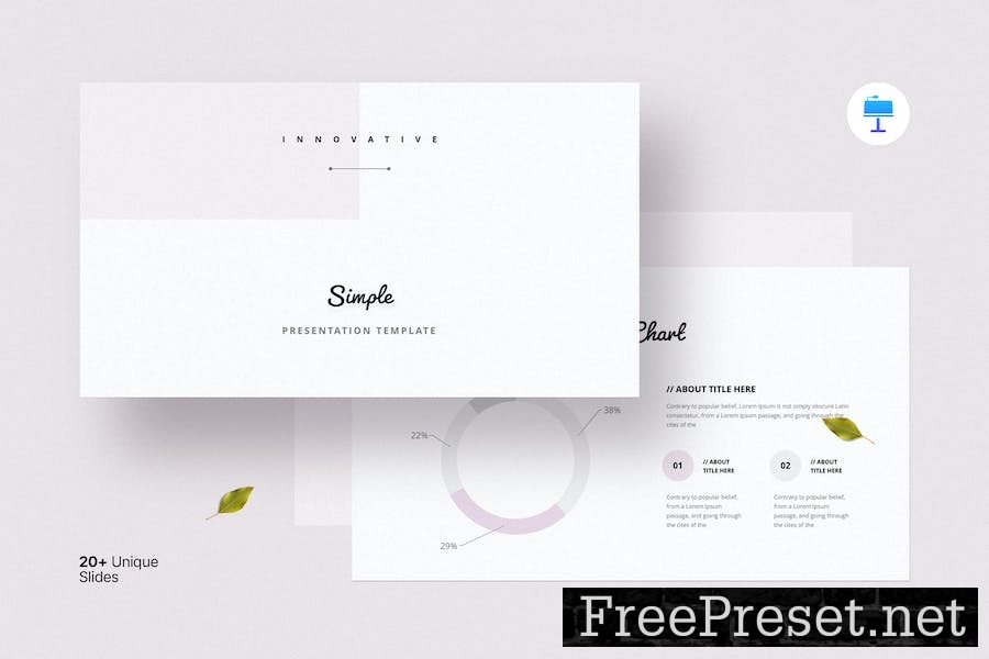 Simple Keynote Presentation Template 5RQKB8J