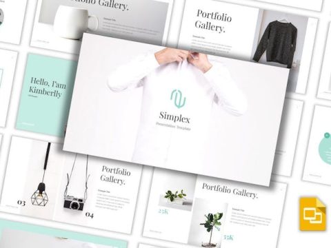 Simplex - Lookbook Google Slides Template