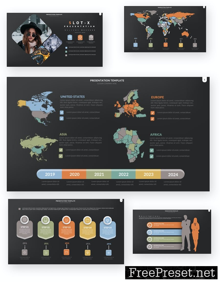 Slot-X Keynote Presentation Templates AFDJDEX