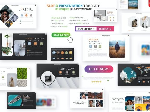 Slot-X Powerpoint Presentation Templates