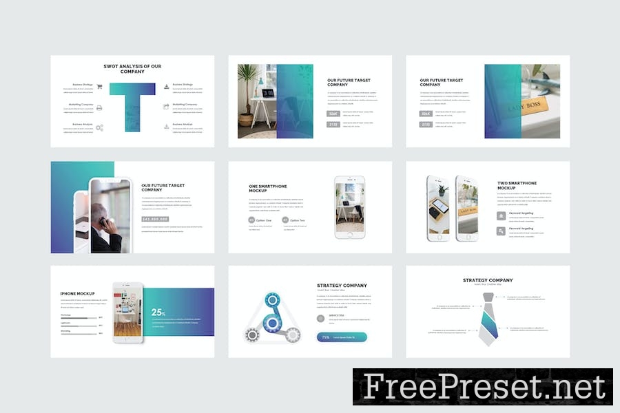 Smart Technology - PowerPoint Template 4YGYN5U