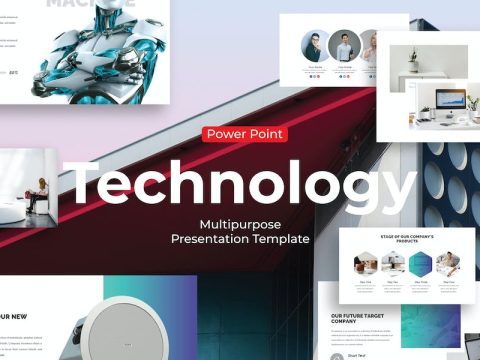 Smart Technology - PowerPoint Template 4YGYN5U