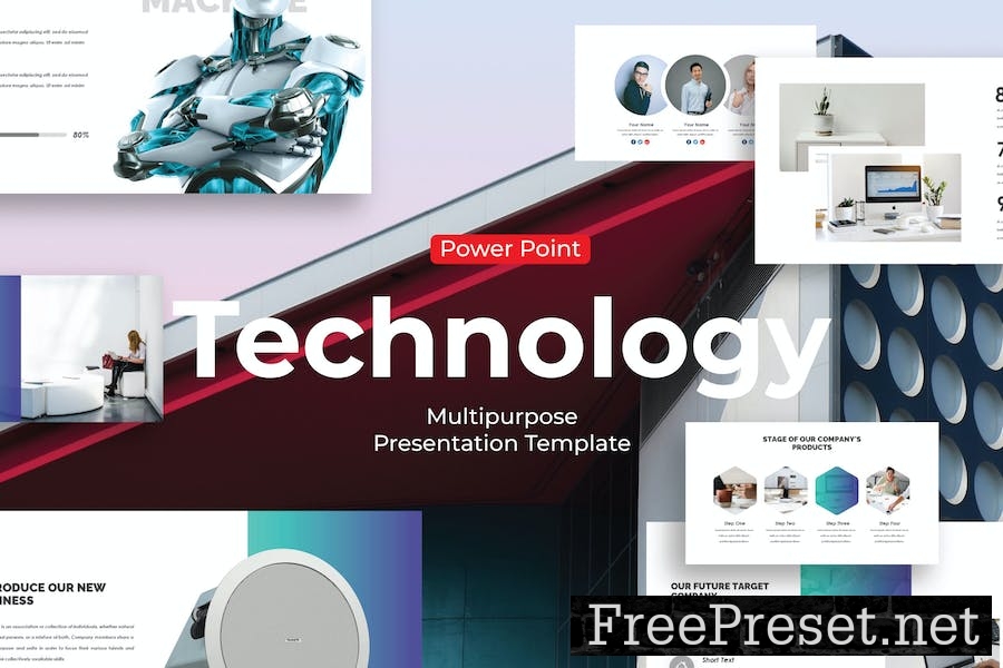 Smart Technology - PowerPoint Template 4YGYN5U