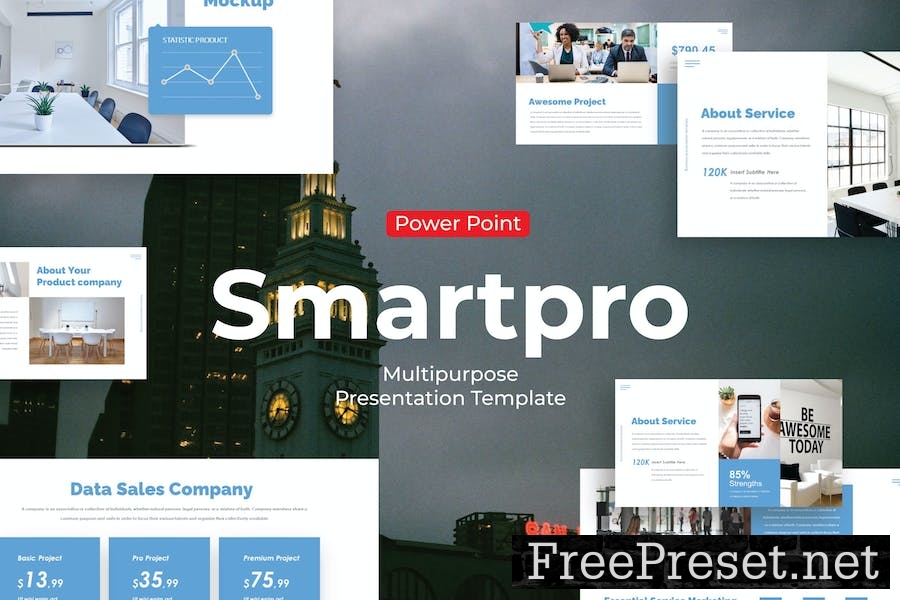 Smartpro - PowerPoint Template XYDXGG4