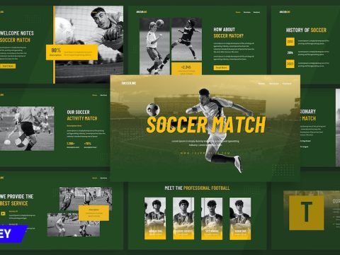 Soccer Match - Keynote Template NFY27PJ