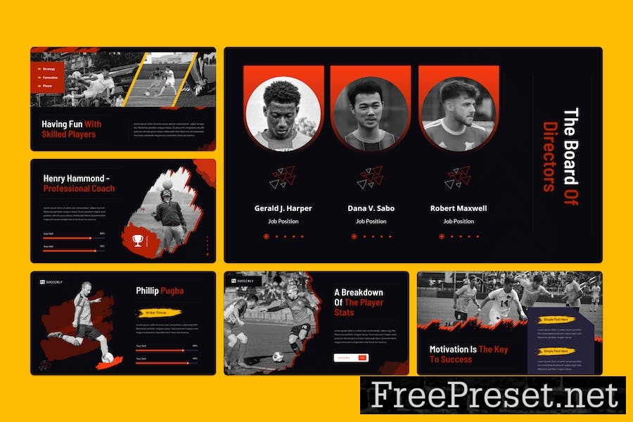 Soccerly - Football PowerPoint Template