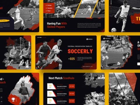 Soccerly - Football PowerPoint Template