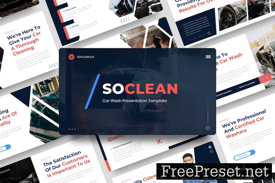 Soclean - Car Wash Keynote Template