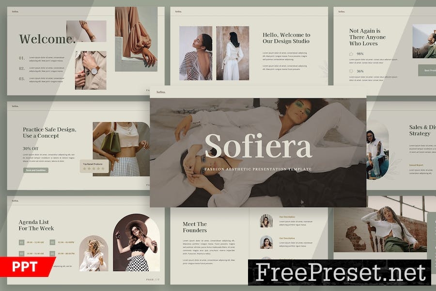 Sofiera - Fashion Aesthetic Powerpoint PDHMFYU