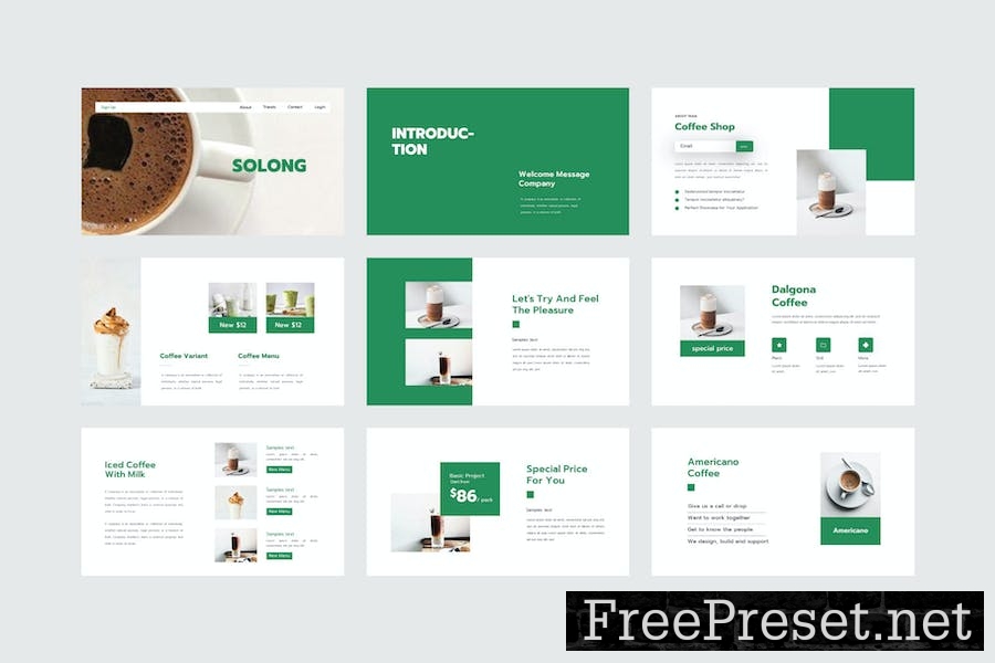 Solong - PowerPoint Template F7RN6VM