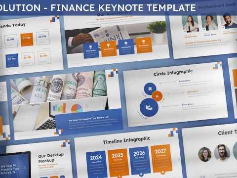 Solution - Finance Keynote Template KZ7VEFH