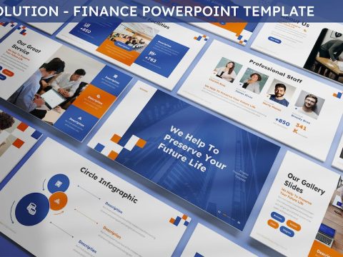 Solution - Finance Powerpoint Template YLANUBS