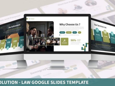 Solution - Law Google Slides Template CMK7MFG