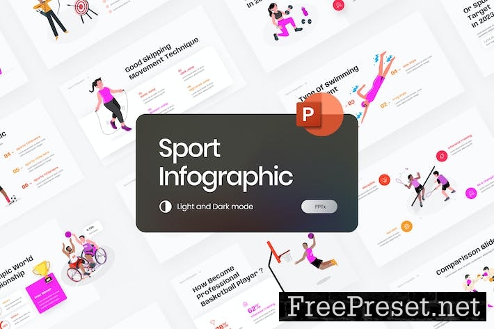 Sport Infographic PowerPoint Template