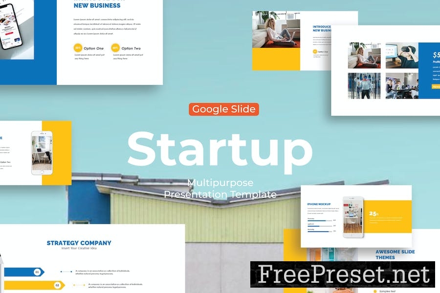 Startup - Google Slide Template VUVNVR7