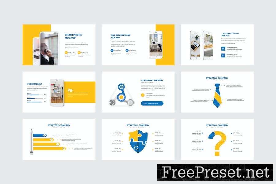 Startup - PowerPoint Template 9NACM28