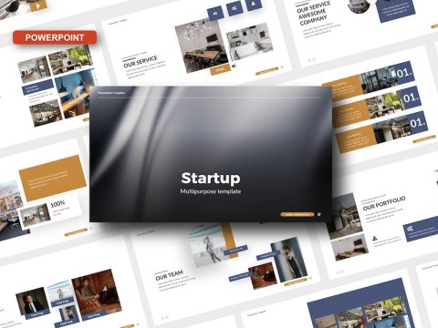 Startup Powerpoint Template TKGCX3X