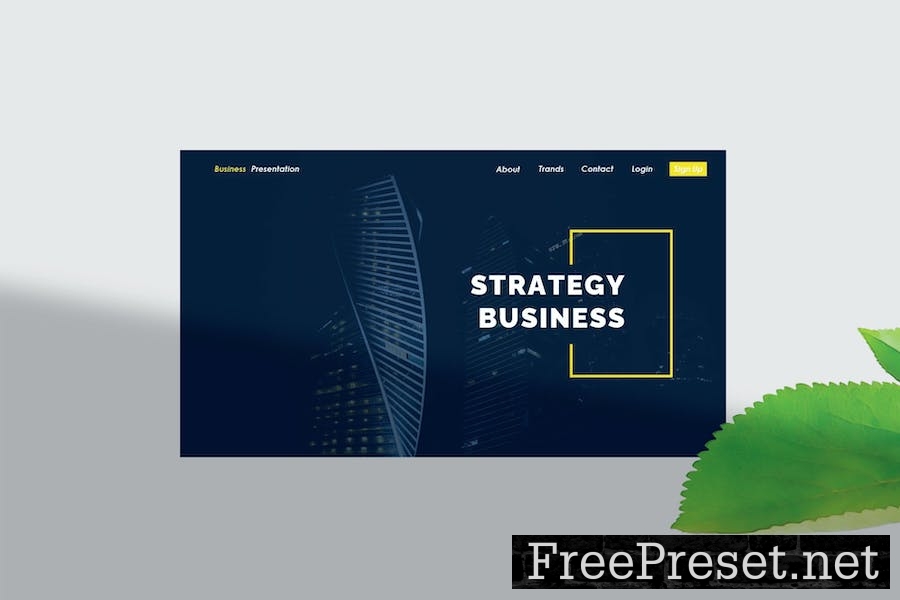 Strategy - PowerPoint Template 4RF3ZDE