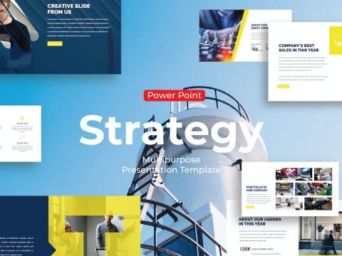 Strategy - PowerPoint Template 4RF3ZDE