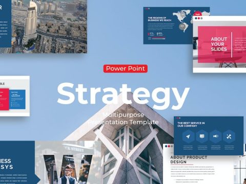 Strategy - PowerPoint Template 9ETGYUV