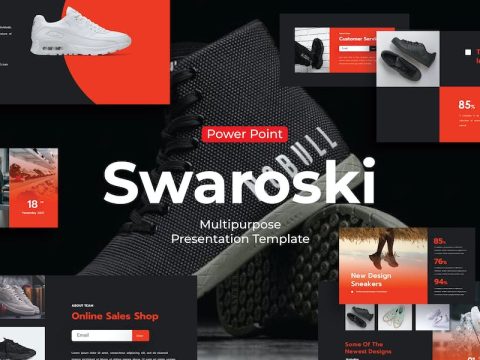 Swaroski - PowerPoint Template 9Z9AQYC