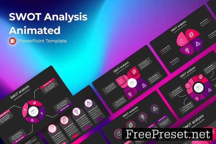 SWOT Analysis Animated Powerpoint Presentation XN3U8T3