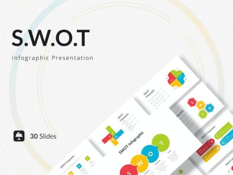 SWOT Infographic Presentation Keynote K2KQ9Z8