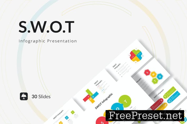 SWOT Infographic Presentation Keynote K2KQ9Z8