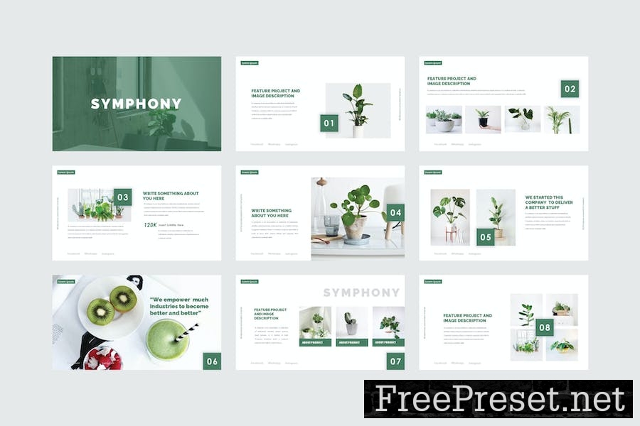 Symphony - Google Slide Template WD2J2MA