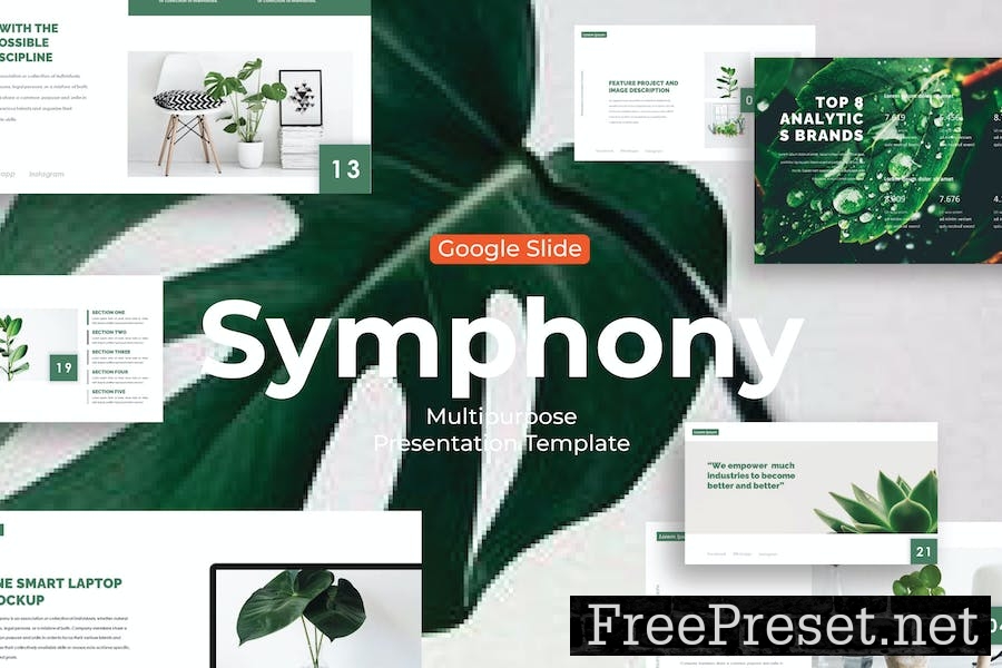 Symphony - Google Slide Template WD2J2MA