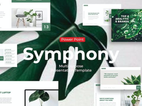 Symphony - PowerPoint Template 8VUGPLZ