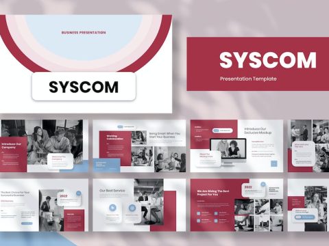 Syscom - Business Presentation Google Slide Templa 2SLV3DC