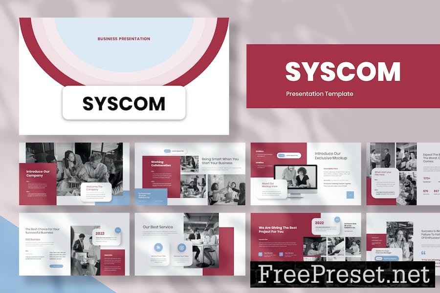 Syscom - Business Presentation Google Slide Templa 2SLV3DC