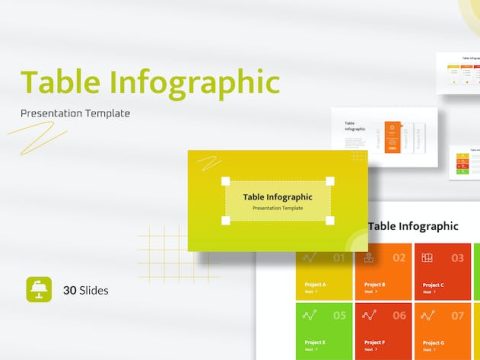 Table Infographic Presentation Keynote