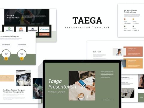 Taega : Crypto Currency Keynote Template