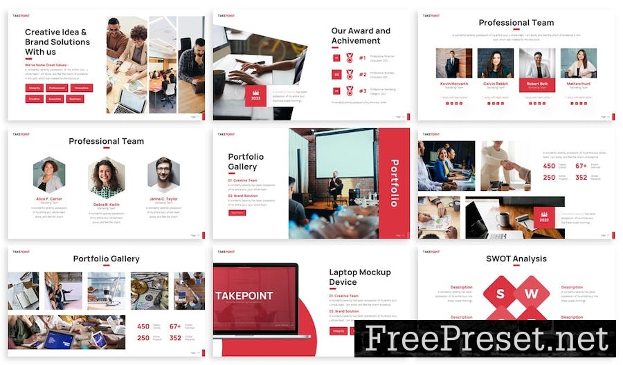 Takepoint - Consultant Powerpoint Template RCBAD5U