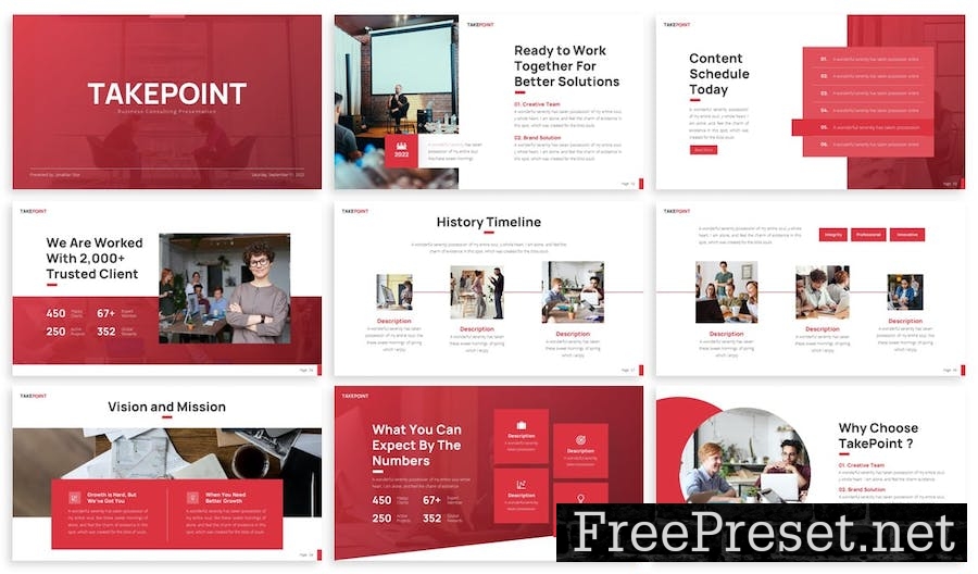 Takepoint - Consultant Powerpoint Template RCBAD5U