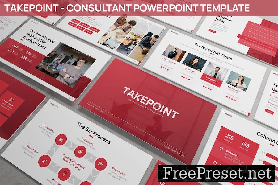 Takepoint - Consultant Powerpoint Template RCBAD5U