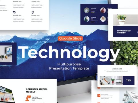 Technology - Google Slide Template JKAQEH3