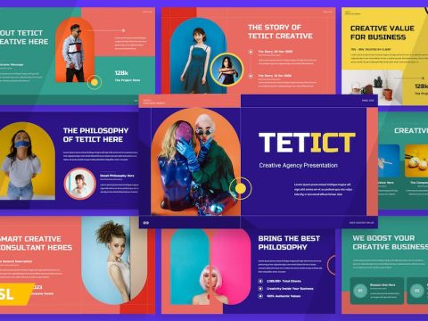 Tetict - Creative Agency Google Slides