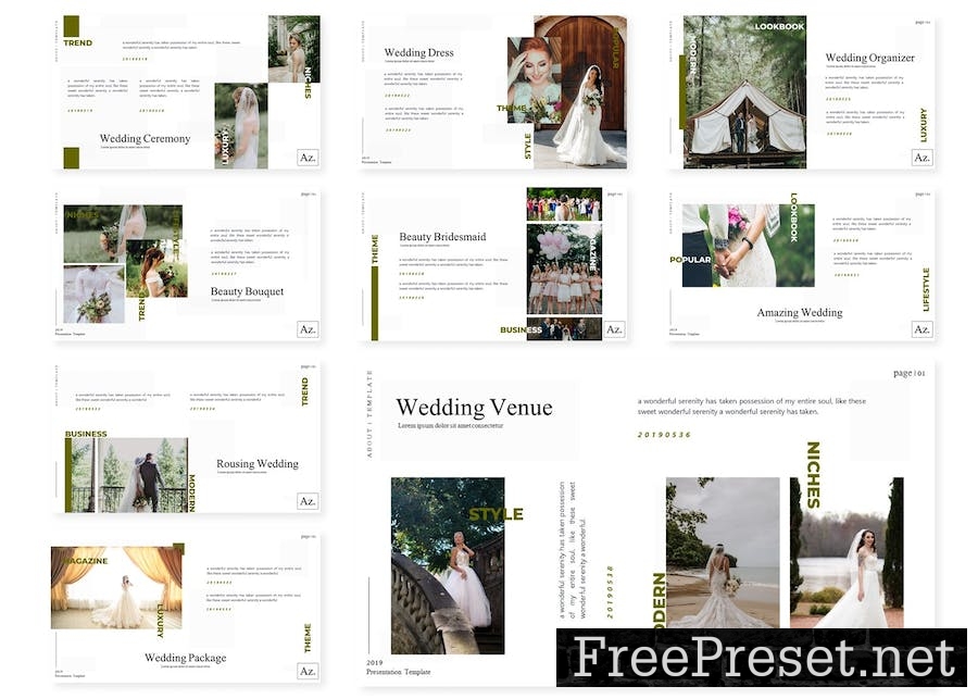 The Bride | Powerpoint Template 6R8MSN3