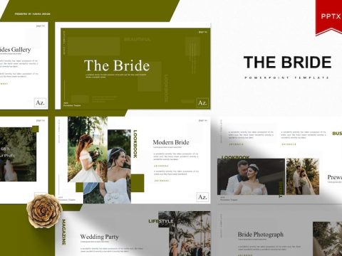 The Bride | Powerpoint Template 6R8MSN3