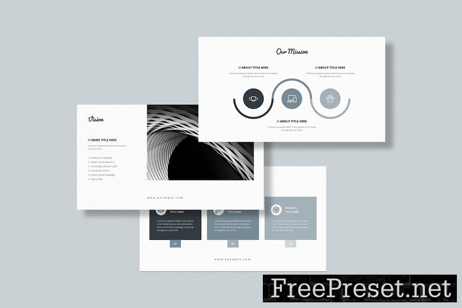 The - Clean Keynote Presentation Templates QK4J9RB