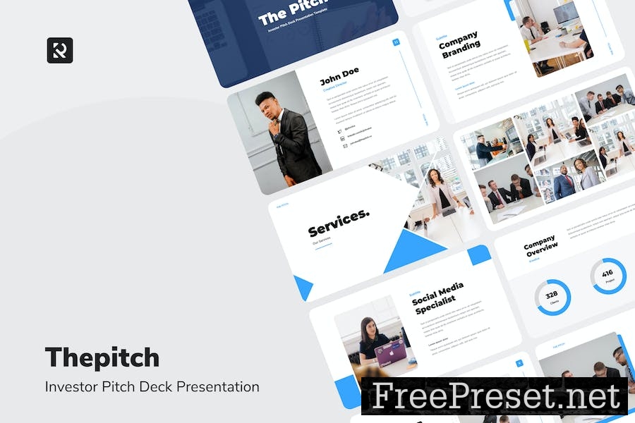 Thepitch - Investor Pitch Deck Power Point UUXVW3K