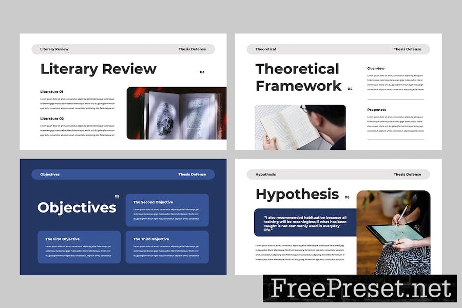 Thesis Defense Google Slides Template 9LQZLN4