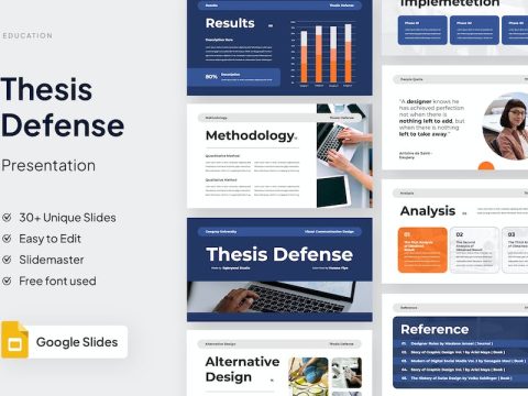 Thesis Defense Google Slides Template 9LQZLN4