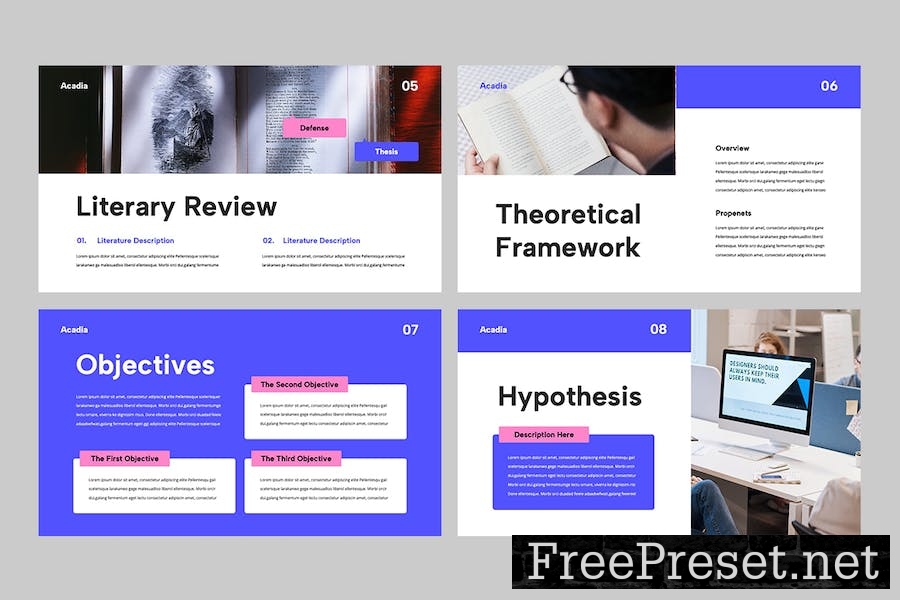 Thesis Defense Google Slides Template WPF5H4E