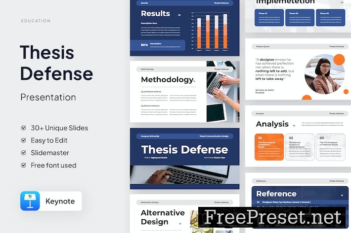 Thesis Defense Keynote Template KGWNHSS